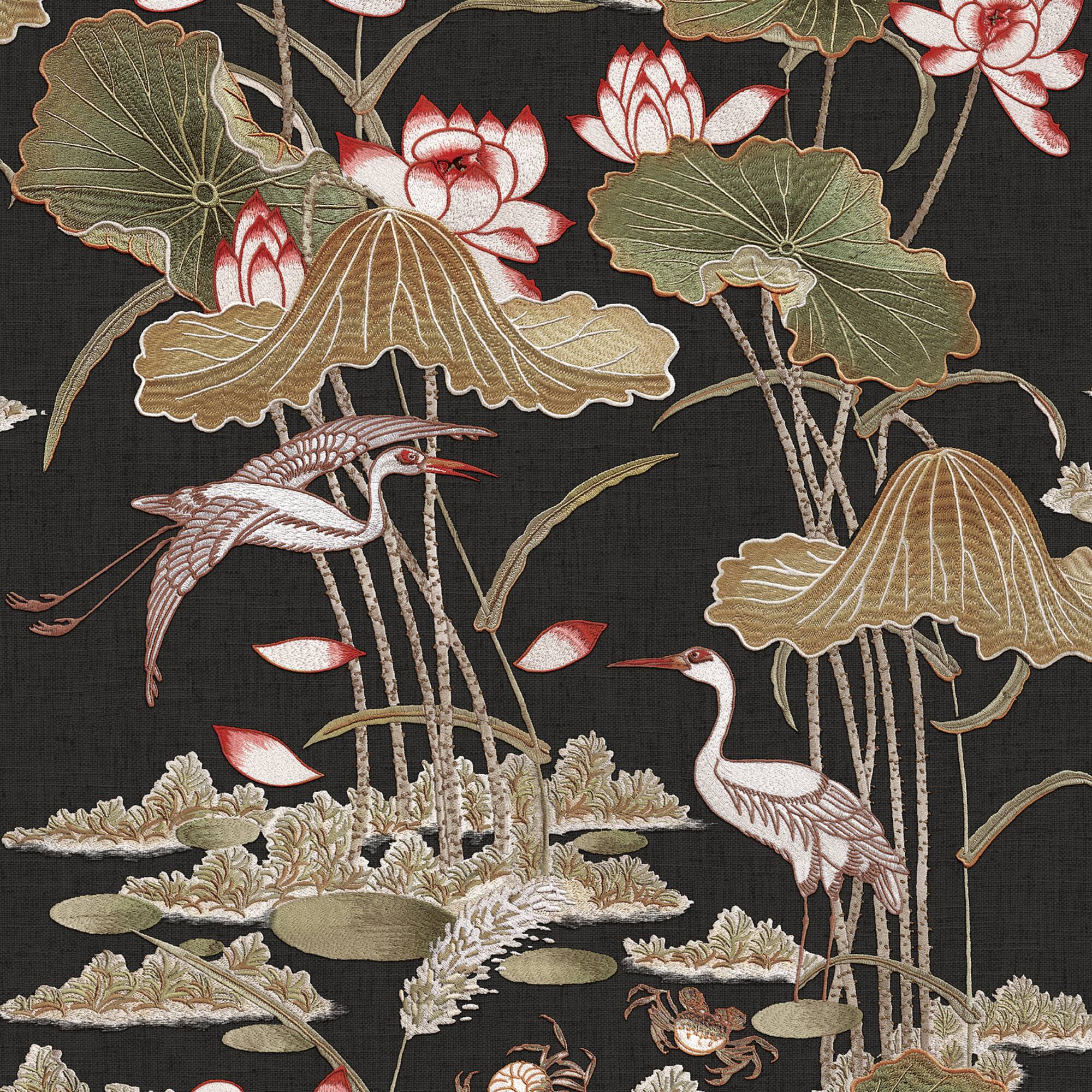 Designs Direct Lotus Pond Tapestry Wallpaper